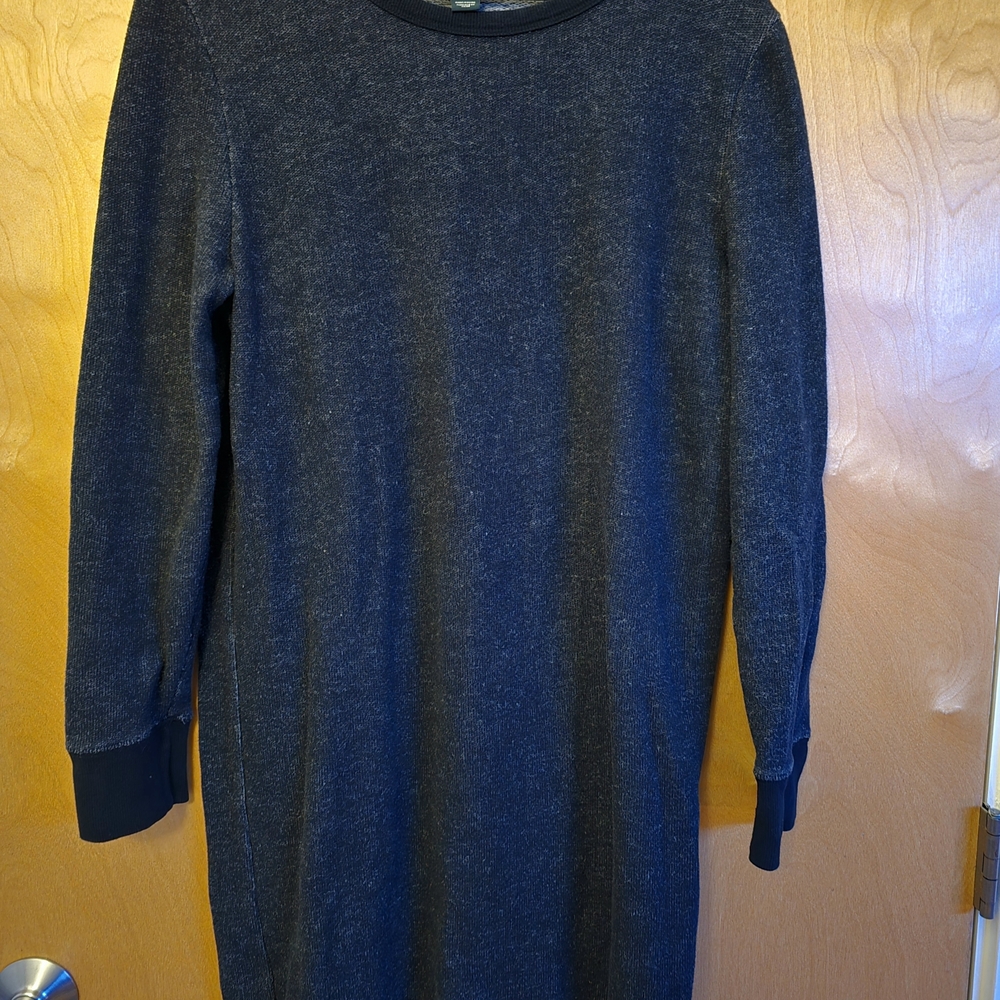 Roots Heather Black Sweatshirt Dress